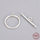 925 Sterling Silver Toggle Clasps(STER-L057-001S)-1