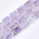 Natural Amethyst Beads Strands(X-G-S345-8x11-015)-1