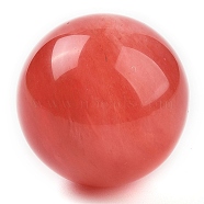 Cherry Quartz Glass Sphere Beads, No Hole/Undrilled, Round Ball Beads, 39~41mm(G-I367-07G)