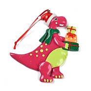 Christmas PVC Pendant Decorations, for Christmas Tree Hanging Ornaments, Dinosaur, 180mm(HJEW-S003-03A)