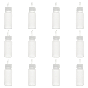 Plastic Refillable Pet Nursing Bottle, Clear, 113mm