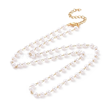 White 304 Stainless Steel Necklaces