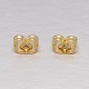 Real 18K Gold Plated Brass Ear Nuts(KK-L147-214-NR)-1