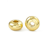 Rack Plating Alloy Spacer Beads, Rondelle, Light Gold, 6x3mm, Hole: 1.8mm(PALLOY-I216-57LG)