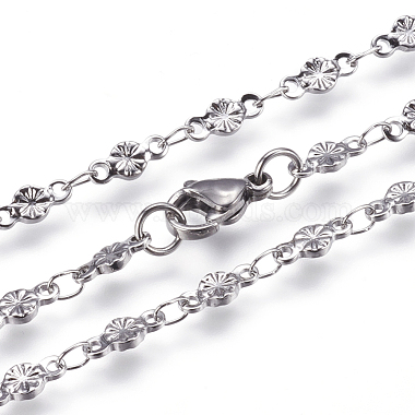 Non-Tarnish 304 Stainless Steel Chain Necklaces(STAS-P164-25P)-2