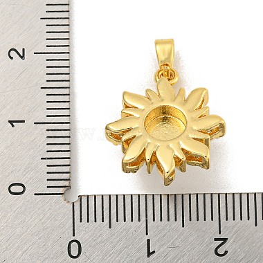 Rack Plating Brass Cubic Zirconia Pendants(KK-H476-11G-05)-3