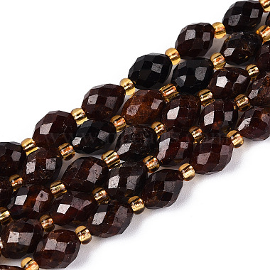 Natural Orange Garnet Beads Strands(G-N342-35-8x6-05)-2