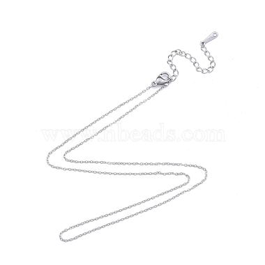 304 collar de cadenas de cable de acero inoxidable para hombres y mujeres(NJEW-N050-A03-S12)-3