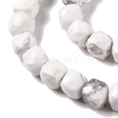 Natural Howlite Beads Strands(G-G001-B03-06)-4