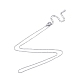 304 collar de cadenas de cable de acero inoxidable para hombres y mujeres(NJEW-N050-A03-S12)-3