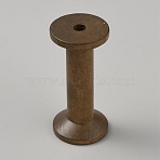 Wood Thread Bobbins, for Embroidery and Sewing Machines, Coconut Brown, 75x35mm(TOOL-WH0159-36B)