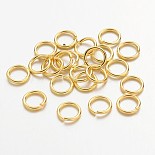 Golden Ring Brass Close but Unsoldered Jump Rings(JRC7MM-G)