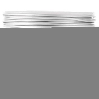2 Rolls Matte Aluminum Wire, Round, with Spool, Silver, 1.2mm, about 52.49 Feet(16m)/Roll