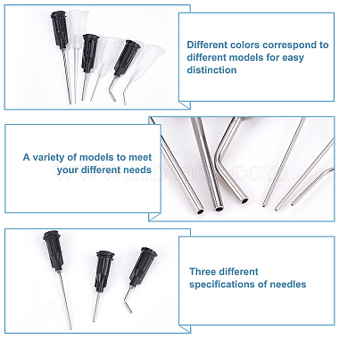 120Pcs 6 Style Plastic Fluid Precision Blunt Needle Dispense Tips(TOOL-BC0002-11)-4