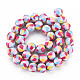 Chapelets de perle en pâte polymère manuel(CLAY-N008-054-06)-2