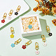 24Pcs 6 Colors Alloy Enamel Pendant Decorations(HJEW-GO00008)-4