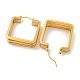 202 Stainless Steel Square Multi Layered Hoop Earrings(EJEW-H003-15G)-2