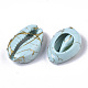 Spray Painted Natural Cowrie Shell Beads(SSHEL-R047-03-A04)-3