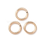 1/20 14K Gold Filled Open Jump Rings, Yellow Gold Filled Saw Cut Round, Real 14K Gold Filled, 18 Gauge, 7x1mm, Inner Diameter: 5.2mm(KK-G164-06G-05)