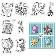 PVC Plastic Stamps, for DIY Scrapbooking, Photo Album Decorative, Cards Making, Stamp Sheets, Tools Pattern, 16x11x0.3cm(DIY-WH0167-56-1083)