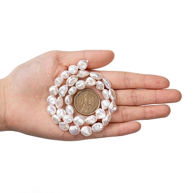 Natural Baroque Pearl Keshi Pearl Beads Strands(PEAR-K004-31)-6