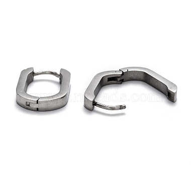 304 Stainless Steel Huggie Hoop Earrings(STAS-H156-11A-P)-3