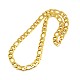 Fashionable 304 Stainless Steel Figaro Chain Necklaces for Men(STAS-A028-N018G)-1