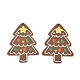 Подвески из смолы с рисунком 3d с рождественской тематикой(RESI-I036-06)-1