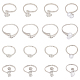 Компоненты латунного кольца открытой манжеты в стиле chgcraft 16шт. 4(KK-CA0002-16)-1