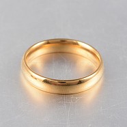 304 Stainless Steel Rings, Golden, 16mm(RJEW-N020-18G-16mm)