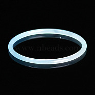 Dyed Natural Agate Simple Plain Bangle for Women, Inner Diameter: 2-1/8~2-1/4 inch(5.4~5.6cm)(FIND-PW0021-09A-06)