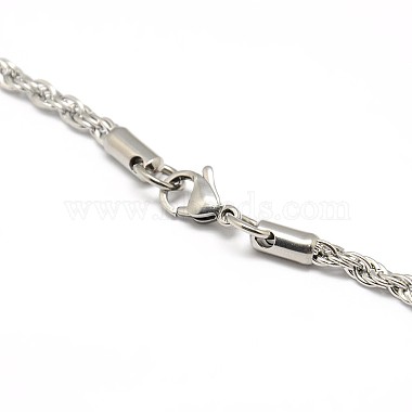 Fashionable 304 Stainless Steel Rope Chain Necklace Making(STAS-A028-N052)-4