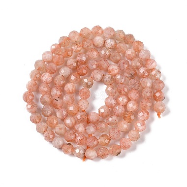 Natural Sunstone Beads Strands(G-P542-A05-03)-3