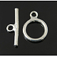 Sterling Silver Ring Toggle Clasps(X-STER-A008-16)-1