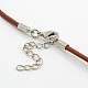 Leather Cord Necklace Making(MAK-F002-11)-3