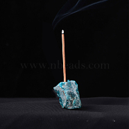 Natural Apatite Incense Burners, Irregular Shape Incense Holders, Home Office Teahouse Zen Buddhist Supplies, 40~60mm(INBU-PW0001-20S)