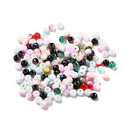 6/0 Glass Seed Beads, Round Hole, Rondelle, Mixed Color, 4~4.5x3~4mm, Hole: 0.8~1.5mm(SEED-P005-B)