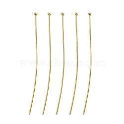 Brass Ball Head Pins, Golden, 70x0.6mm, 22 Gauge, Head: 1. 5mm, about 112pcs/20g(X-RP0.6x70mm-G)