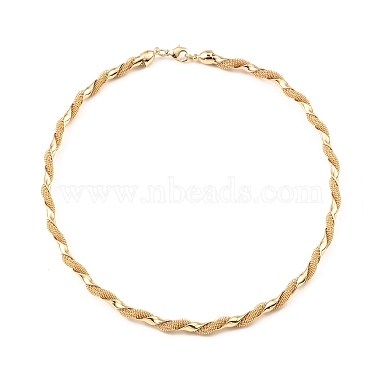 Twist Brass Necklaces