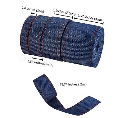 4 Style Stitch Denim Ribbon(OCOR-SZ0001-05A-02)-2