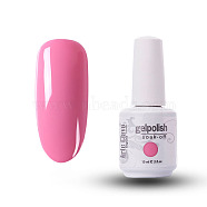 15ml Special Nail Gel, for Nail Art Stamping Print, Varnish Manicure Starter Kit, Hot Pink, Bottle: 34x80mm(MRMJ-P006-A013)