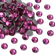 Preciosa&reg Crystal Hotfix Flatback Stones, Czech Crystal, Round(438 11 612 Chaton Rose VIVA 12 &reg), 70350 Fuchsia, SS16(3.8~4mm)(Y-PRC-HSS16-70350)