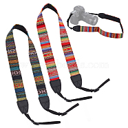 CHGCRAFT 2Pcs 2 Colors Polyester Flat Webbing Shoulder Strap, for Camera, Mixed Color, 860~1070x39x2.5mm, 1pc/color(AJEW-CA0002-27)