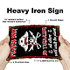 Vintage Metal Tin Sign(AJEW-WH0189-329)-3