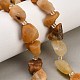 Natural Yellow Botswana Agate Beads Strands(GG-CBA0B77-A21-03)-1