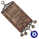 Vidrio azul mal de ojo bendición amuleto pared alfombra colgante decoraciones(PW-WG79320-01)-1