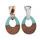 Resin & Wood Stud Earrings(EJEW-JE03482-03)-1