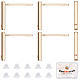 40Pcs Brass Stud Earring Findings(KK-BBC0005-21G)-1
