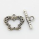 Tibetan Style Alloy Butterfly Toggle Clasps(PALLOY-J471-28AS)-1