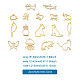 fashewelry 32pcs 16 styles pendentifs en alliage(FIND-FW0001-15)-6